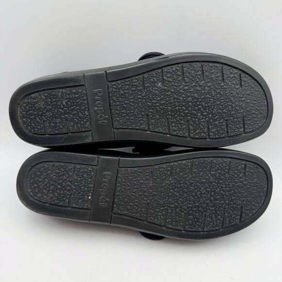 Propet Womens Cronus Medicare Diabetic Slipper Shoe US 10M EU 40.5 Black EUC - Picture 12 of 15
